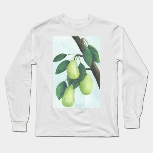 Pear Tree Long Sleeve T-Shirt by wynbre